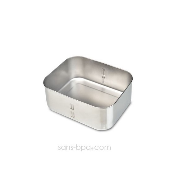 Boite compartiment 100% inox DUO