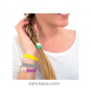 5 élastiques à cheveux BIO zéro plastique - Chocolat Noir