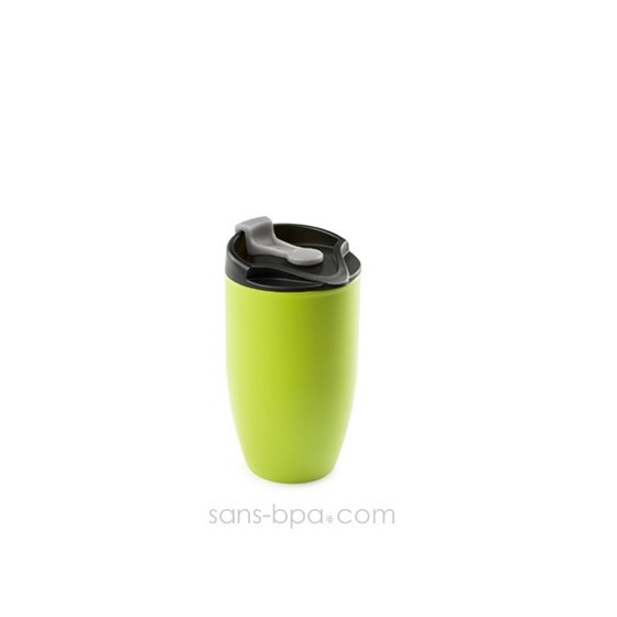 Gobelet  inox isolé 240 ml - Green Brillant - DOPPIO Deluxe