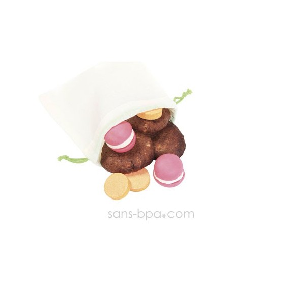 Lot 3 sacs à vrac tissus gaze - Taille XL - 40 x 40