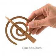 Pic à cheveux bois - Spirale Nature