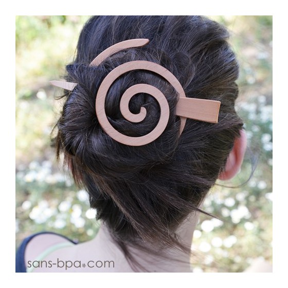 Pic à cheveux bois - Spirale Nature