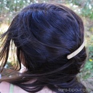 Barrette à cheveux bois - Basic