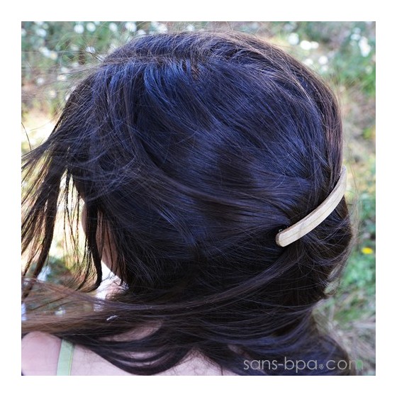 Barrette à cheveux bois - Basic