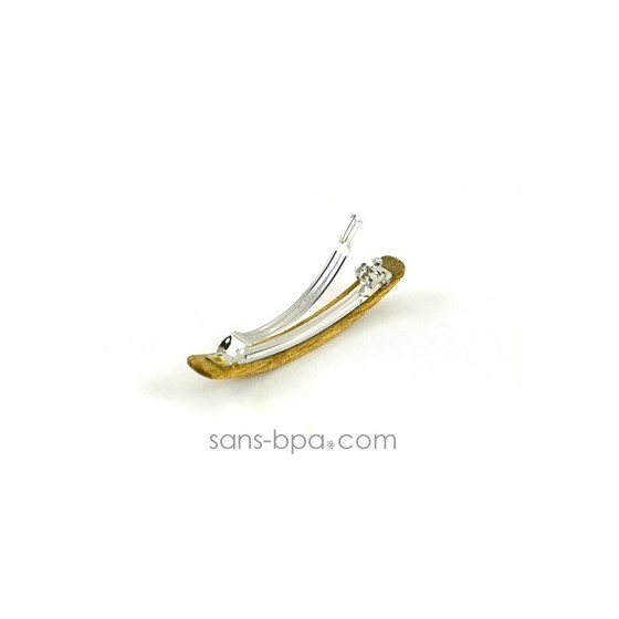 Barrette à cheveux bois - Basic