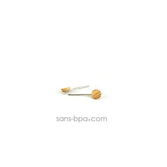 Barrette à cheveux bois - Slim
