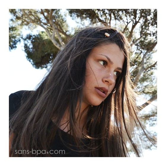Barrette à cheveux bois - Slim