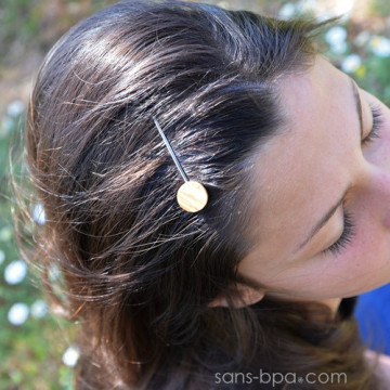 Barrette à cheveux bois - Slim 2
