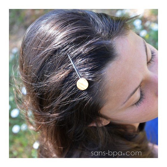Barrette à cheveux bois - Slim