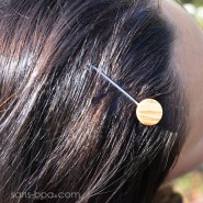 Barrette à cheveux bois - Slim