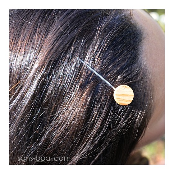 Barrette à cheveux bois - Slim