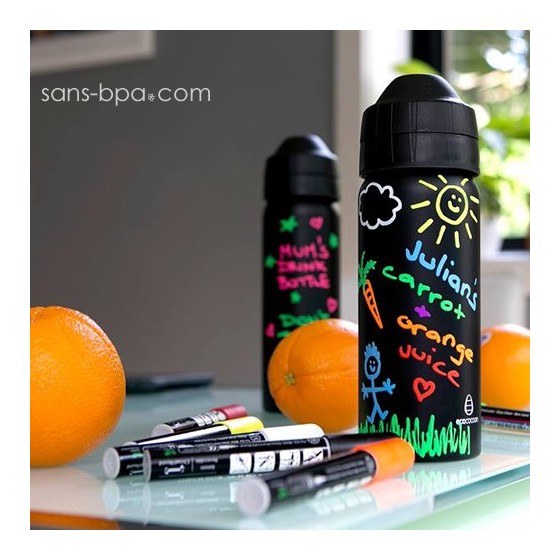 Gourde isotherme anti-fuite 500ml MESSENGER