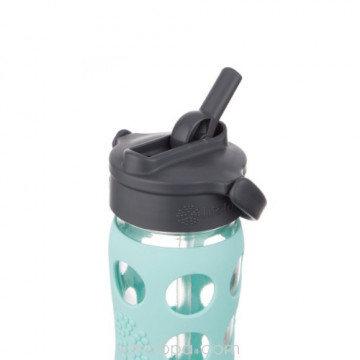 Gourde verre 475ml PAILLE - Océan 2