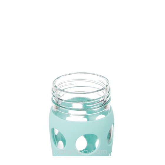Gourde verre 475ml PAILLE - Océan