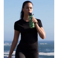 Gourde verre 475ml PAILLE - Turquoise