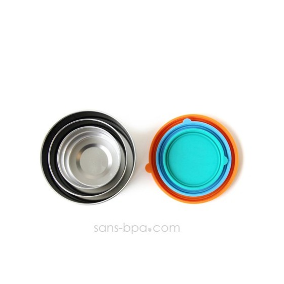 Ensemble 3 boites inox & silicone - S-M-L - SEAL