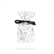 Pochette cadeau à colorier tissu Bio - Princesses