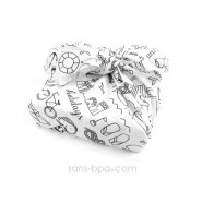 Furoshiki tissu cadeau à colorier Bio - Princesse