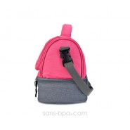 Sac isotherme - Gris / Rose