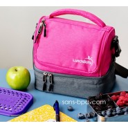 Sac isotherme - Gris / Rose