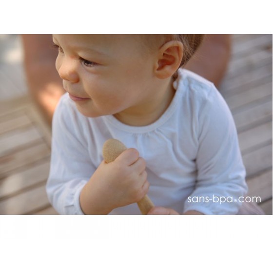 Lot de 2 Couverts bébé en bambou de BAMBU (6m+)