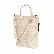 Sac besace coton Bio - BLACK & WHITE