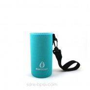 Housse de protection isotherme 500ml PINK STRIPE