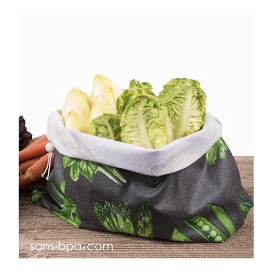 Sac à salades - Modèle - Etoile rouge GRAND