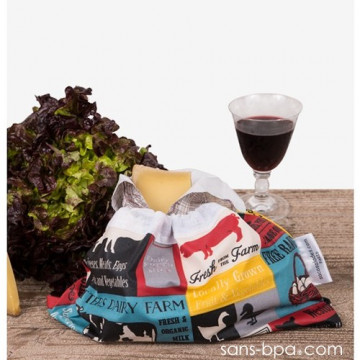 Sac à salades - Modèle Végan - GRAND