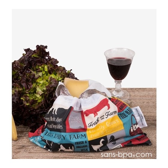 Sac à salades - Modèle Végan - GRAND