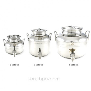 Bonbonne inox 3 L 2