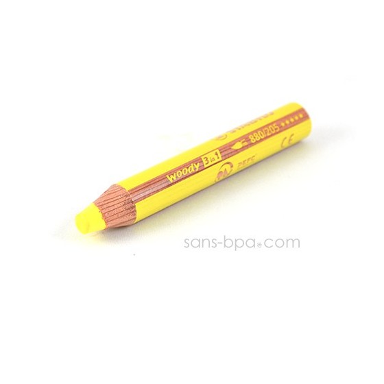 Crayon marqueur bois 3 en 1