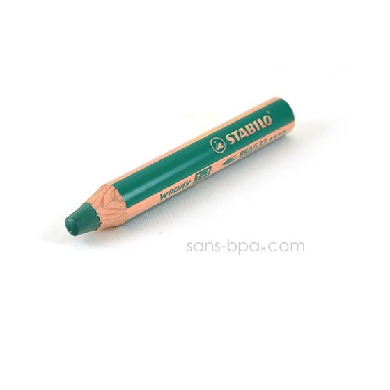 Crayon marqueur bois 3 en 1