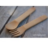 Couverts pour bambins en bambou de BAMBU (18m+)