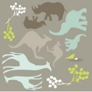 POCHETTE GOURMANDE JUNGLE BLEUE de ITZY RITZY