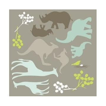 POCHETTE GOURMANDE JUNGLE BLEUE de ITZY RITZY 2