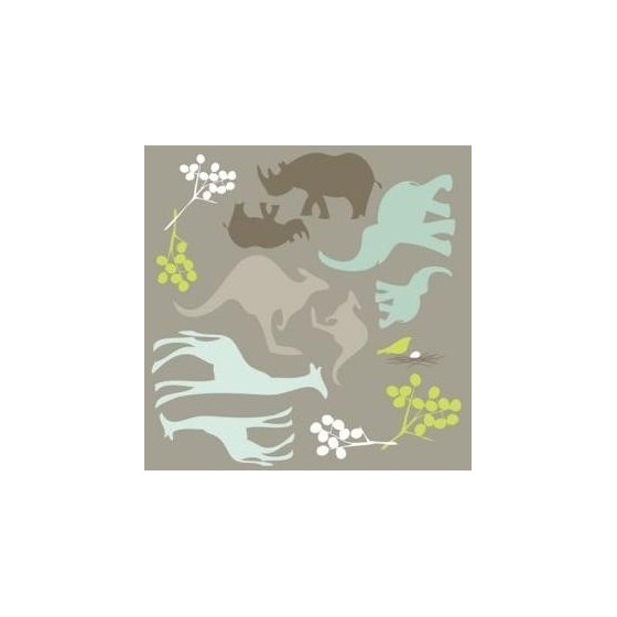 POCHETTE GOURMANDE JUNGLE BLEUE de ITZY RITZY