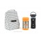 Pack Sac isotherme Lunchbag B&W+ Gourde verre Café 350 LFactory + Boite repas isotherme 470ml Mandarine