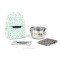 Pack Sac isotherme Lunchbag Géo  + Boites inox 18 + Pack glace Chocolat + Pochette small B&W
