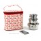 Pack Sac isotherme Cooler Bag Fruits + Boites inox 8 + 10 + 12 + Pack glace inox - Onyx