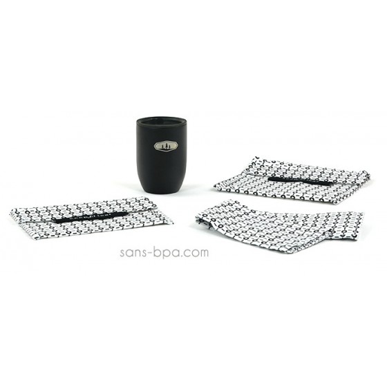 Pack Tasse isolée 200ml Doppio Black + Bundles W&B