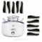 Pack Bonbonne inox 5 L + 5 filtres à charbon binchotan