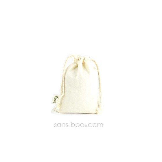 Petit sac coton Bio 15 x 20 cm Taille 2
