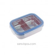 Boite inox compartiments 320ml - CREME