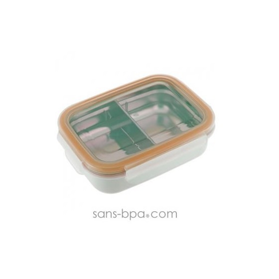 Boite inox compartiments 320ml - CREME