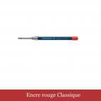 Recharge stylo bois / poussoir inox - Encre GEL longue durée