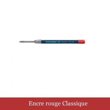 Recharge stylo bois / poussoir inox - Encre GEL longue durée