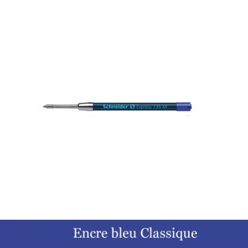 Recharge stylo bois / poussoir inox - Encre GEL longue durée 2