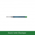 Recharge stylo bois / poussoir inox - Encre longue durée