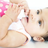 Biberon verre 120 ml JAUNE CITRON